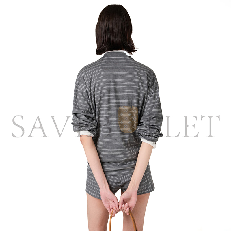 MIU MIU COTTON JERSEY POLO SHIRT MJL015